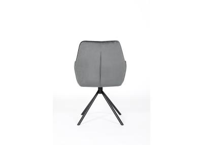 Chair Velvet with Sides  GREY